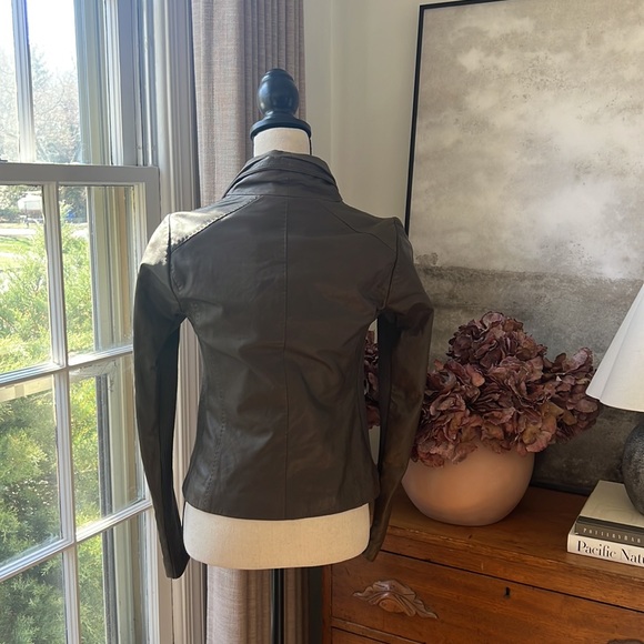 Vince Leather Jacket - Picture 2 of 2